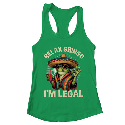 Relax Gringo I'm Legal Mexican Lizard Funny Immigration Shirt & Tank Top | teecentury