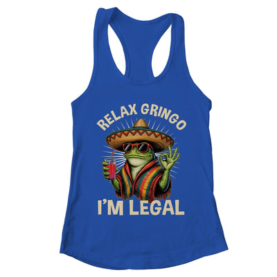 Relax Gringo I'm Legal Mexican Lizard Funny Immigration Shirt & Tank Top | teecentury