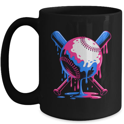 Respect The Drip Baseball Drip Boys Ice Cream Dripping Mug | teecentury