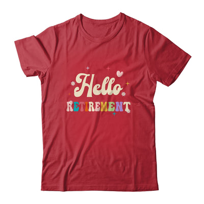 Retired 2024 Funny Hello Retirement For Women Groovy Shirt & Tank Top | teecentury