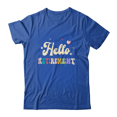 Retired 2024 Funny Hello Retirement For Women Groovy Shirt & Tank Top | teecentury