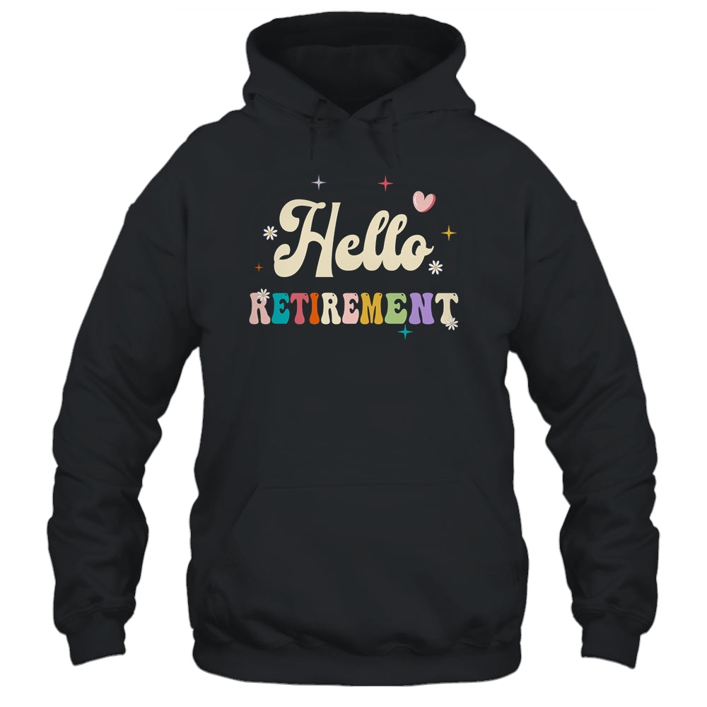 Retired 2024 Funny Hello Retirement For Women Groovy Shirt & Tank Top | teecentury