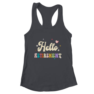 Retired 2024 Funny Hello Retirement For Women Groovy Shirt & Tank Top | teecentury