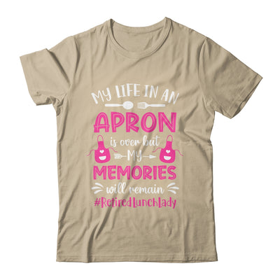 Retired Lunch Lady Cafeteria School Food Service Retirement Shirt & Tank Top | teecentury