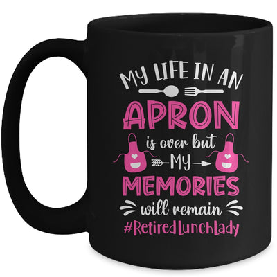 Retired Lunch Lady Cafeteria School Food Service Retirement Mug | teecentury