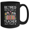 Retired Teacher At Heart Floral Forever Retirement Men Women Mug | teecentury