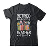 Retired Teacher At Heart Floral Forever Retirement Men Women Shirt & Hoodie | teecentury