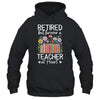 Retired Teacher At Heart Floral Forever Retirement Men Women Shirt & Hoodie | teecentury