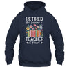 Retired Teacher At Heart Floral Forever Retirement Men Women Shirt & Hoodie | teecentury