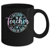 Retired Teacher Class Of 2025 Tie Dye Retirement School Mug | teecentury