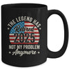 Retirement 2025 Retired Not My Problem Anymore American Flag Mug | teecentury