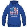 Retirement 2025 Retired Not My Problem Anymore American Flag Shirt & Hoodie | teecentury