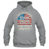 Retirement 2025 Retired Not My Problem Anymore American Flag Shirt & Hoodie | teecentury