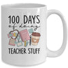 Retro 100 Days Doing Teacher Stuff Funny Teacher Life Mug | teecentury