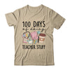 Retro 100 Days Doing Teacher Stuff Funny Teacher Life Shirt & Hoodie | teecentury