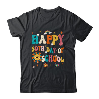 Retro 50 Days Of School 50th Day Of School Groovy Shirt & Hoodie | teecentury