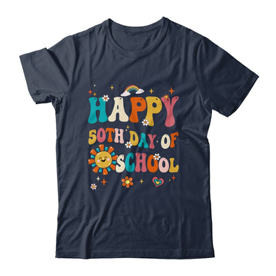 Retro 50 Days Of School 50th Day Of School Groovy Shirt & Hoodie | teecentury