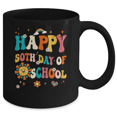 Retro 50 Days Of School 50th Day Of School Groovy Mug | teecentury
