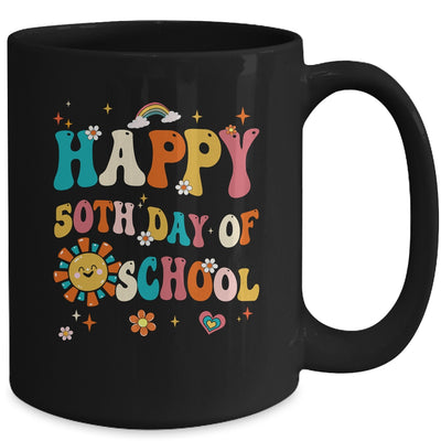 Retro 50 Days Of School 50th Day Of School Groovy Mug | teecentury