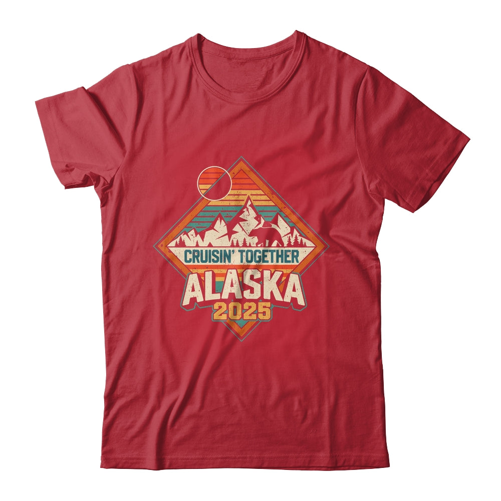 Retro Alaska Cruise 2025 Cruisin Together Vacation Family Shirt & Hoodie | teecentury