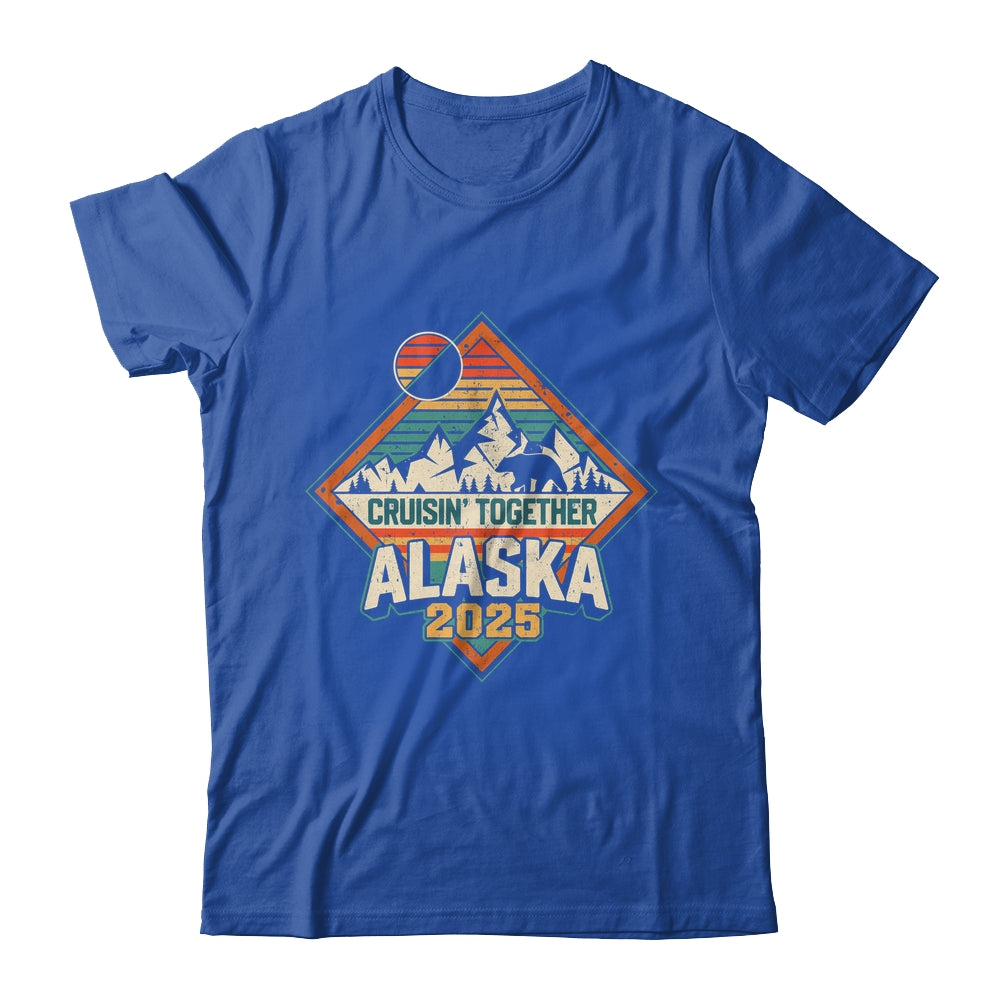 Retro Alaska Cruise 2025 Cruisin Together Vacation Family Shirt & Hoodie | teecentury