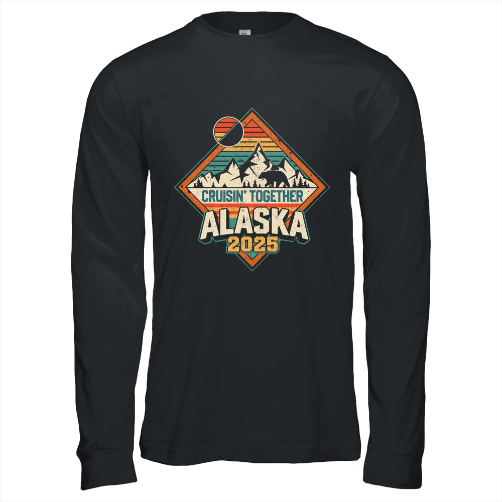 Retro Alaska Cruise 2025 Cruisin Together Vacation Family Shirt & Hoodie | teecentury