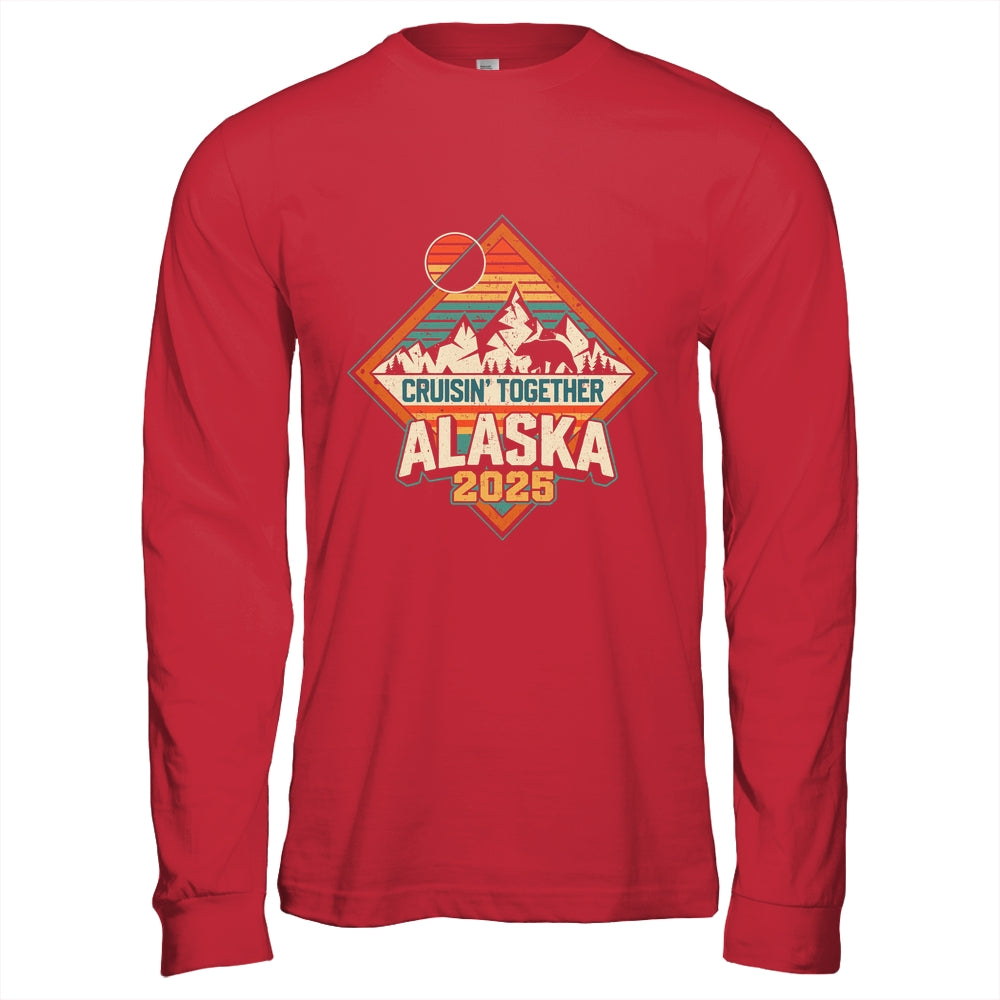 Retro Alaska Cruise 2025 Cruisin Together Vacation Family Shirt & Hoodie | teecentury