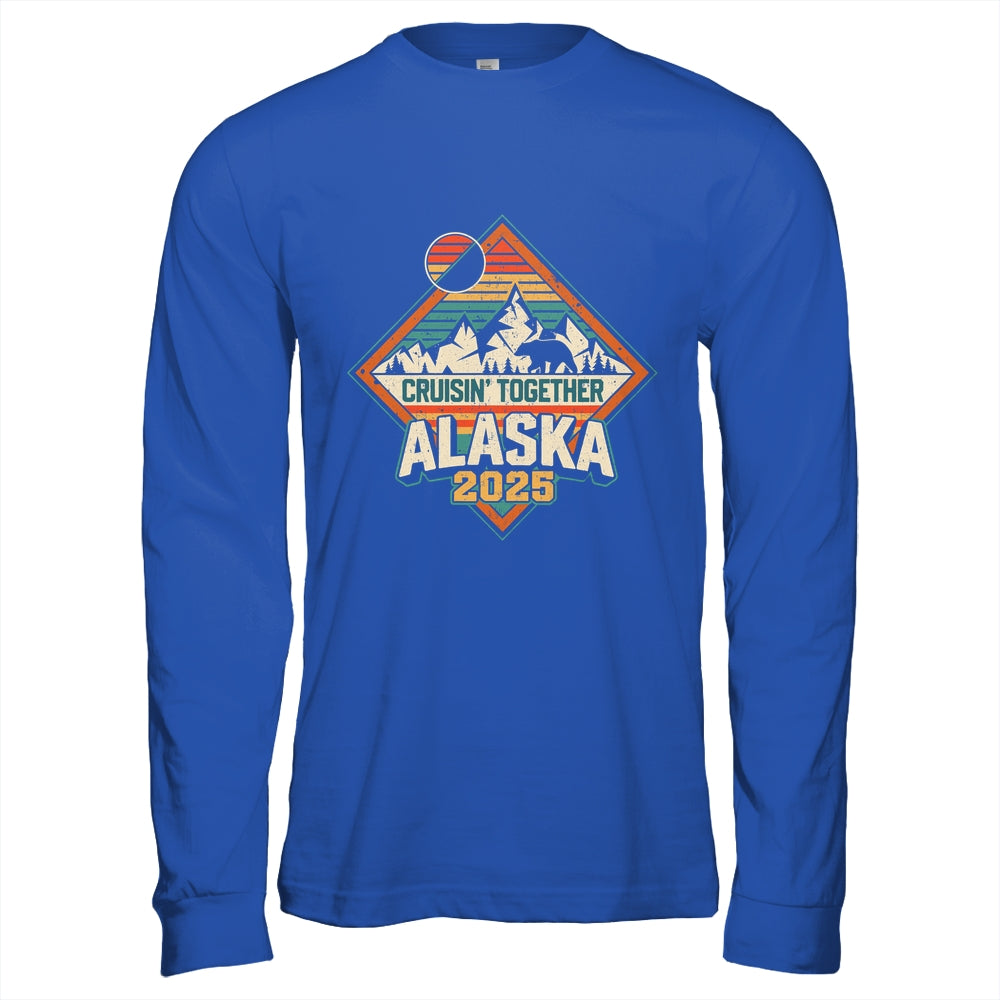 Retro Alaska Cruise 2025 Cruisin Together Vacation Family Shirt & Hoodie | teecentury