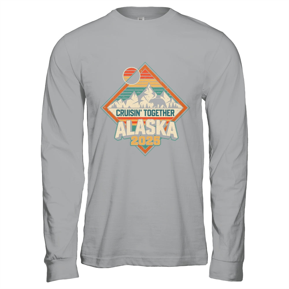 Retro Alaska Cruise 2025 Cruisin Together Vacation Family Shirt & Hoodie | teecentury