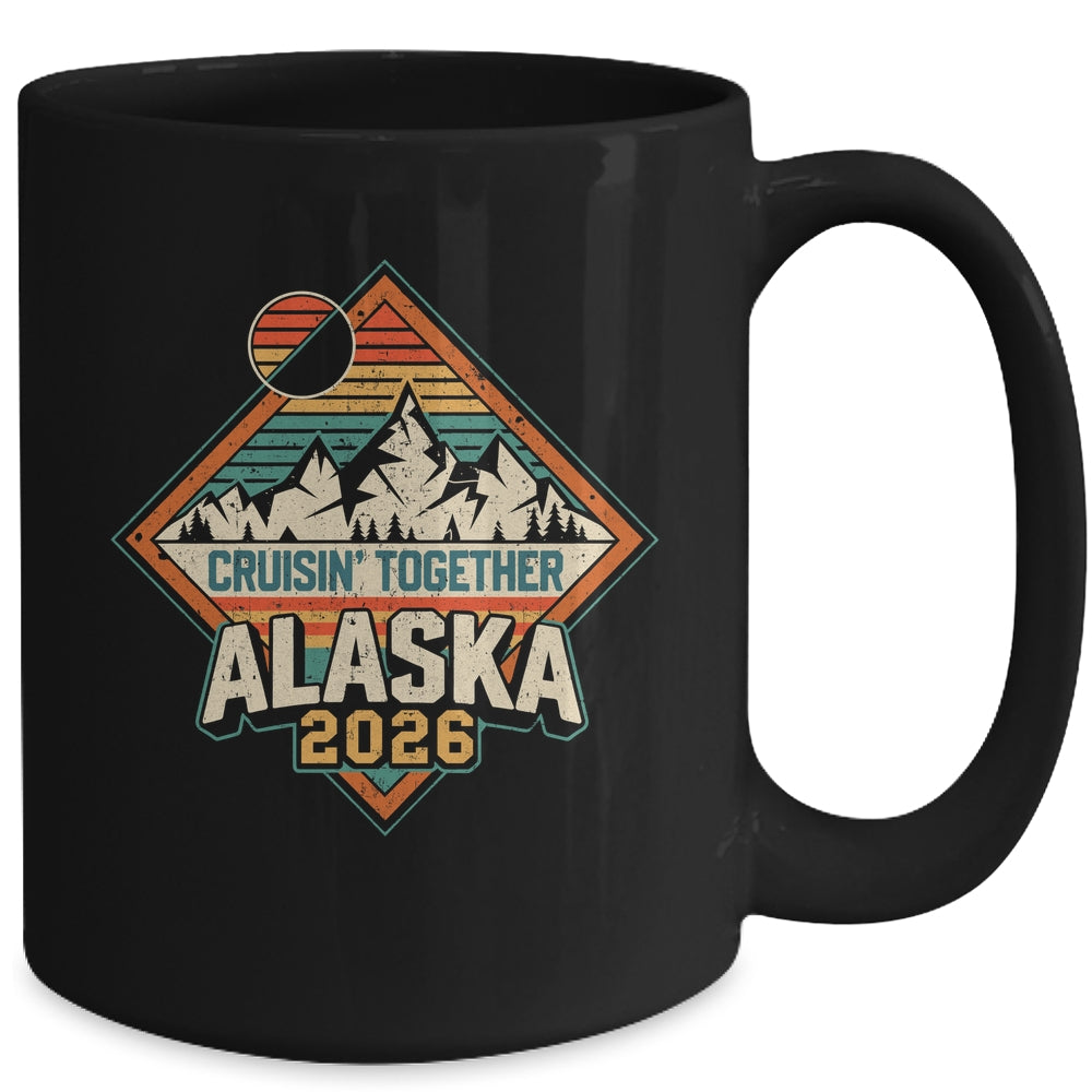 Retro Alaska Cruise 2026 Cruisin Together Vacation Family Mug | teecentury