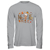 Retro Autumn Pumpkin Fall Nurse Life Thanksgiving Nurse Shirt & Hoodie | teecentury