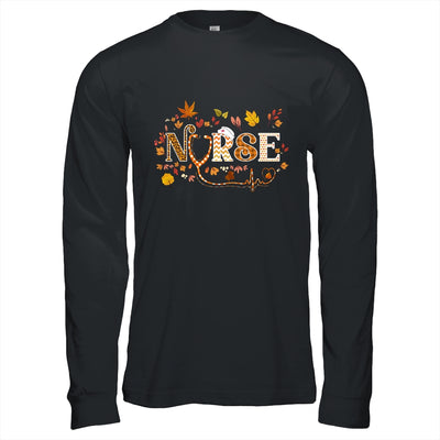 Retro Autumn Pumpkin Fall Nurse Life Thanksgiving Nursing Shirt & Hoodie | teecentury