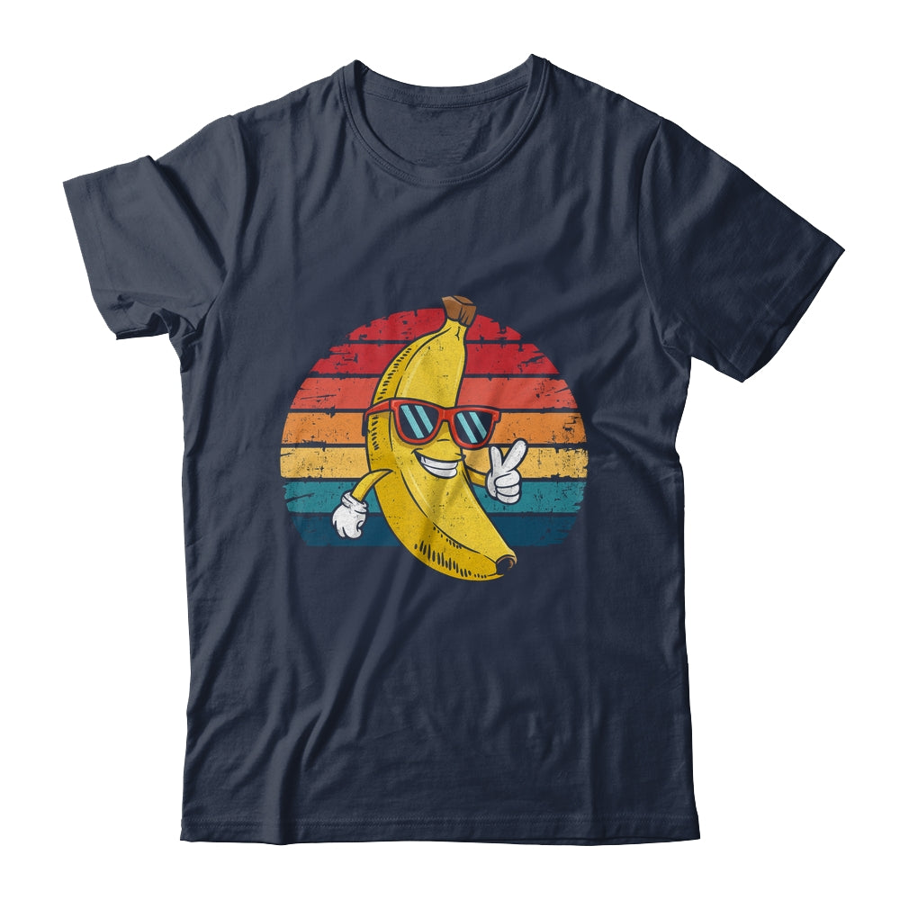 Retro Banana Novelty Fun For Men Women Kids Banana Lover Shirt & Tank Top | teecentury