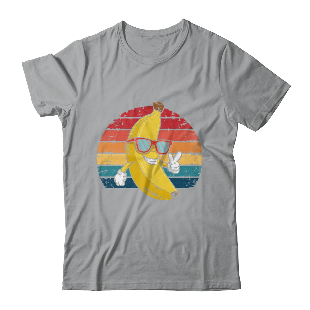 Retro Banana Novelty Fun For Men Women Kids Banana Lover Shirt & Tank Top | teecentury