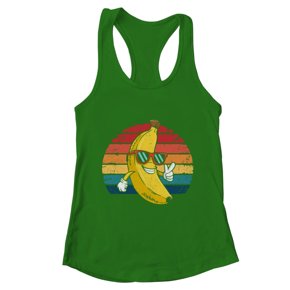 Retro Banana Novelty Fun For Men Women Kids Banana Lover Shirt & Tank Top | teecentury