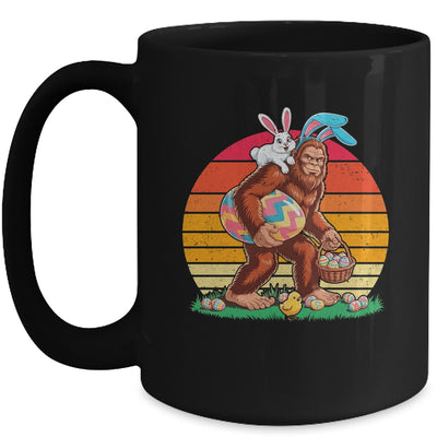Retro Bigfoot Sasquatch Bunny Easter Eggs Men Women Kids Mug | teecentury