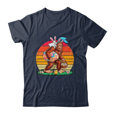 Retro Bigfoot Sasquatch Bunny Easter Eggs Men Women Kids Shirt & Hoodie | teecentury