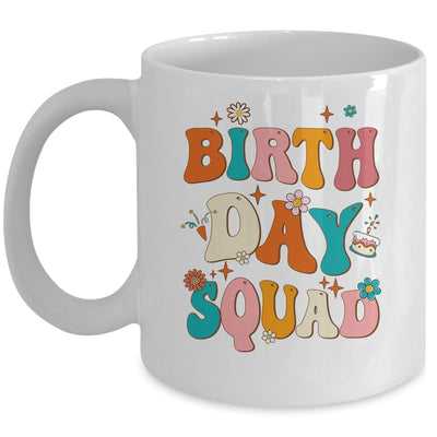 Retro Birthday Squad For Kids Girls Women Birthday Party Mug | teecentury