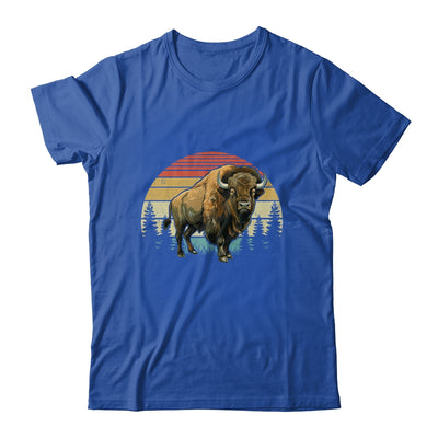 Retro Bison Design For Men Women Kids Buffalo Bison Lovers Shirt & Hoodie | teecentury