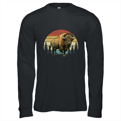 Retro Bison Design For Men Women Kids Buffalo Bison Lovers Shirt & Hoodie | teecentury