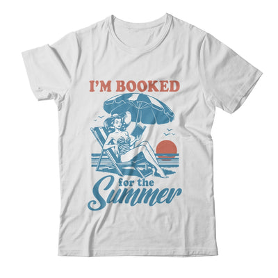 Retro Book Girl Summer Vacation Funny Reader Bookish Shirt & Tank Top | teecentury