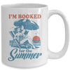 Retro Book Girl Summer Vacation Funny Reader Bookish Mug | teecentury