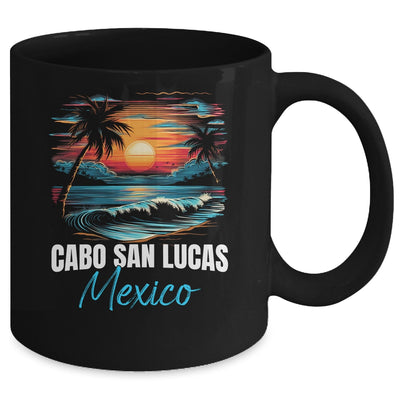 Retro Cabo San Lucas Mexico Sunset Vintage Vacation Mug | teecentury