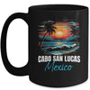 Retro Cabo San Lucas Mexico Sunset Vintage Vacation Mug | teecentury