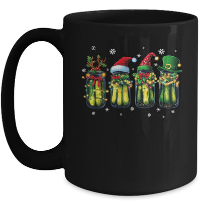 Retro Canned Pickles Christmas Light Homemade Pickle Jar Mug | teecentury