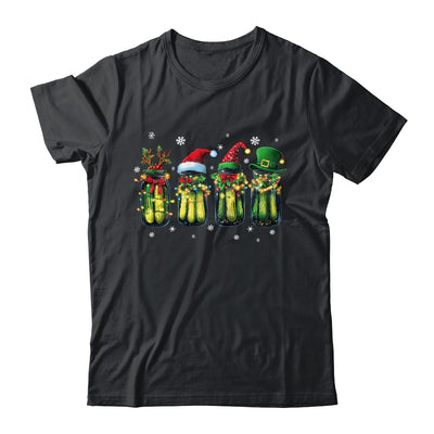Retro Canned Pickles Christmas Light Homemade Pickle Jar Shirt & Sweatshirt | teecentury