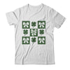 Retro Checkered St Patrick's Day Coquette Lucky Shamrock Shirt & Tank Top | teecentury