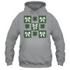 Retro Checkered St Patrick's Day Coquette Lucky Shamrock Shirt & Tank Top | teecentury