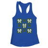 Retro Checkered St Patrick's Day Coquette Lucky Shamrock Shirt & Tank Top | teecentury