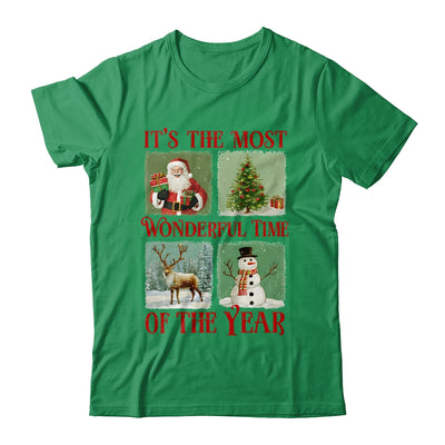 Retro Christmas It's The Most Wonderful Time Santa Vintage Shirt & Sweatshirt | teecentury